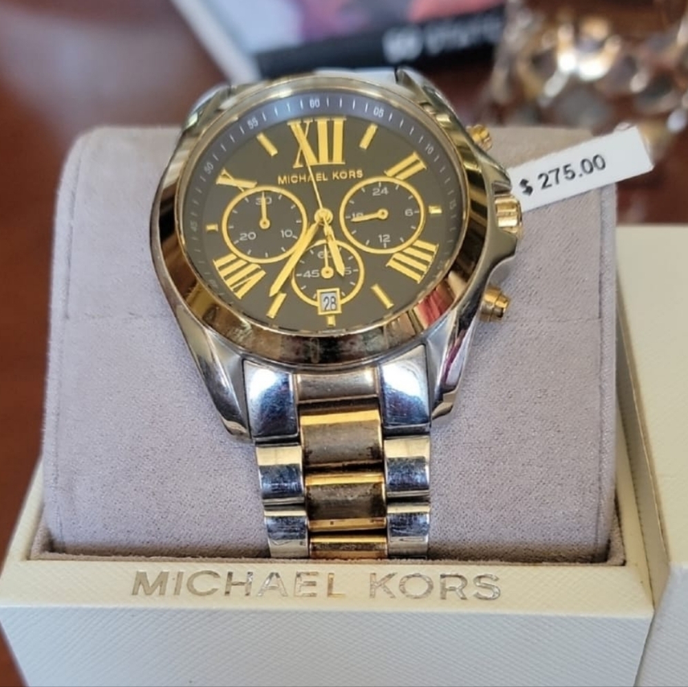 Michael Kors Gold and Silver Watch